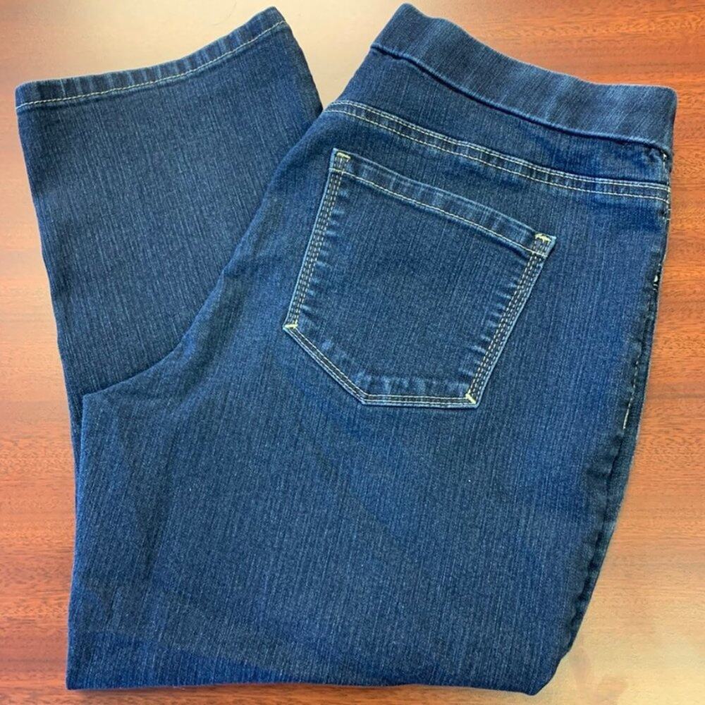 Lee Ankle Crop Jeans With Elastic Waist Band